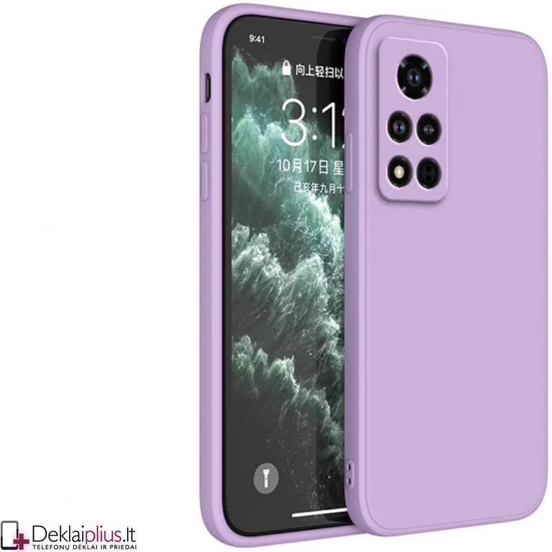 Liquid Air silikoninis šviesiai violetinis dėklas - su kameros apsauga (Xiaomi Mi 10T/Mi 10T Pro) Liquid Air silikoninis šviesiai violetinis dėklas - su kameros apsauga (Xiaomi Mi 10T/Mi 10T Pro)